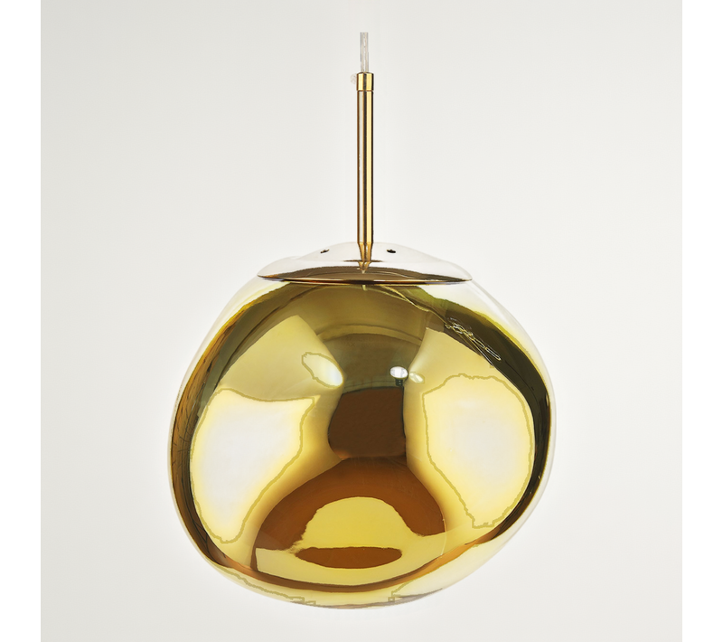 Lampe Suspendue Design Lava - Acrylique Doré