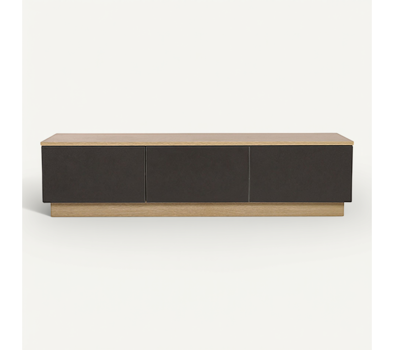 Meuble TV En Bois - Design Scandinave - Niu Gris