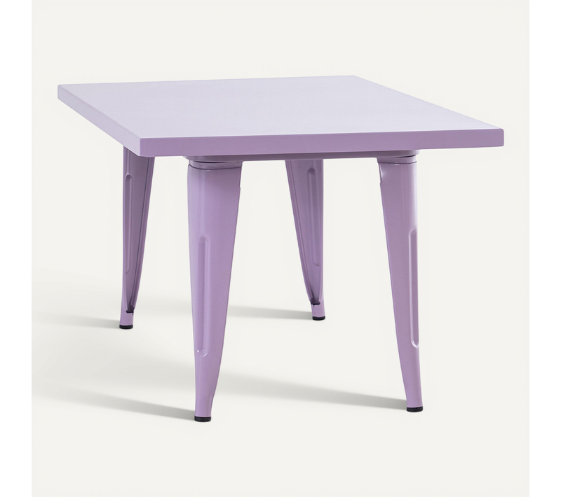 Table Pour Enfant Bistrot Metalix 60 Cm - Métal Violet