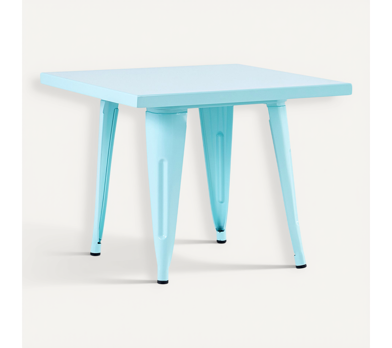 Table Pour Enfant Bistrot Metalix 60 Cm - Métal Aigue-marine