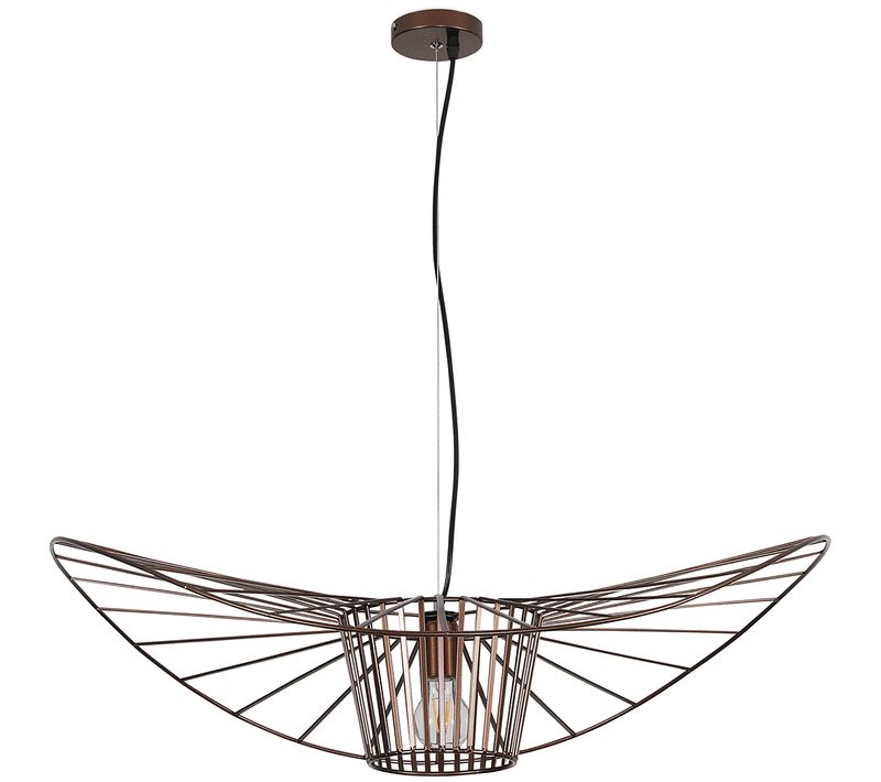 Lampe à Suspension Vertice - Métal - 100cm Marron