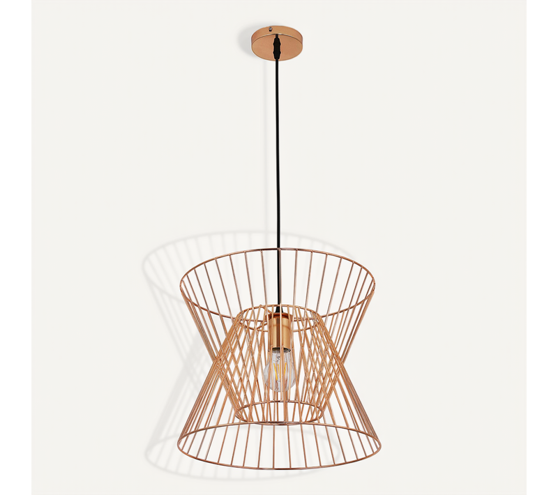 Plafonnier Rétro - Suspension Design - Lena Doré
