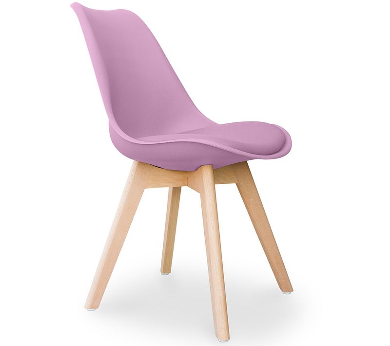 Chaise De Salle À Manger Nordic – Scandinave – Brielle Violet Pastel
