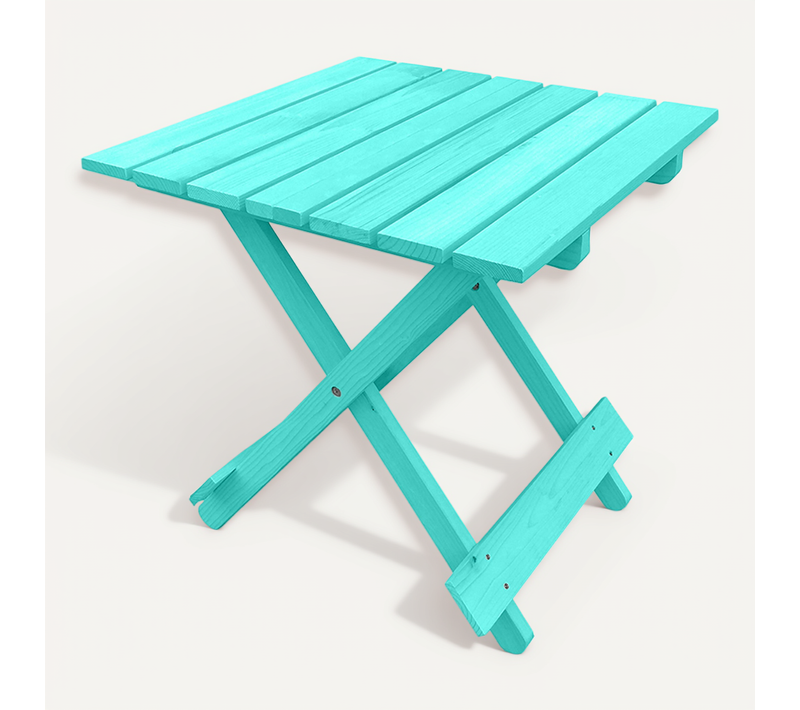Table De Jardin - Table D'appoint En Bois Adirondack Vert