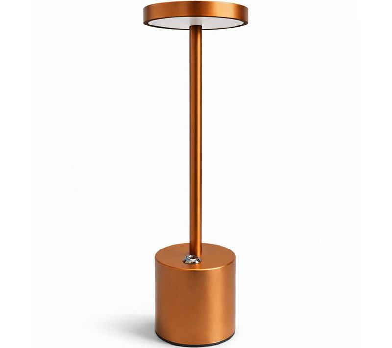 Lampe De Table Moderne Rechargeable USB LED – Lumière Réglable – Yureh Doré