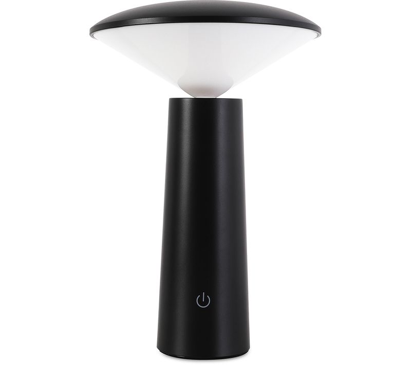 Lampe De Table Rechargeable LED – Lumière À Intensité Variable – Yaren Noir