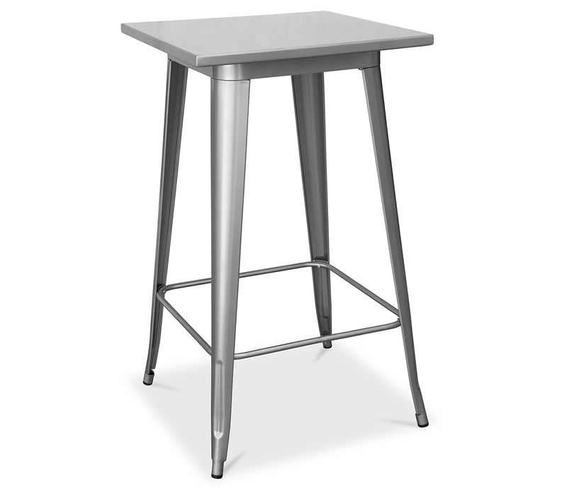 Table De Bar Bistrot Metalix Design Industriel En Métal - 100cm- Nouvelle édition Acier