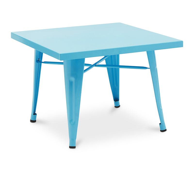 Table Pour Enfants Bistrot Metalix Design Industriel En Métal - Turquoise