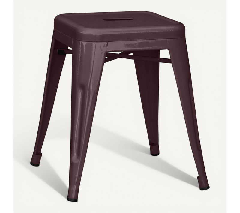 Tabouret Design Industriel - 45cm - Nouvelle Edition - Metalix Bronze