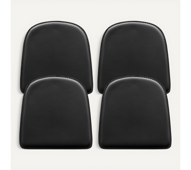 X4 Coussin Avec Aimant Pour Chaise Bistrot Metalix Noir