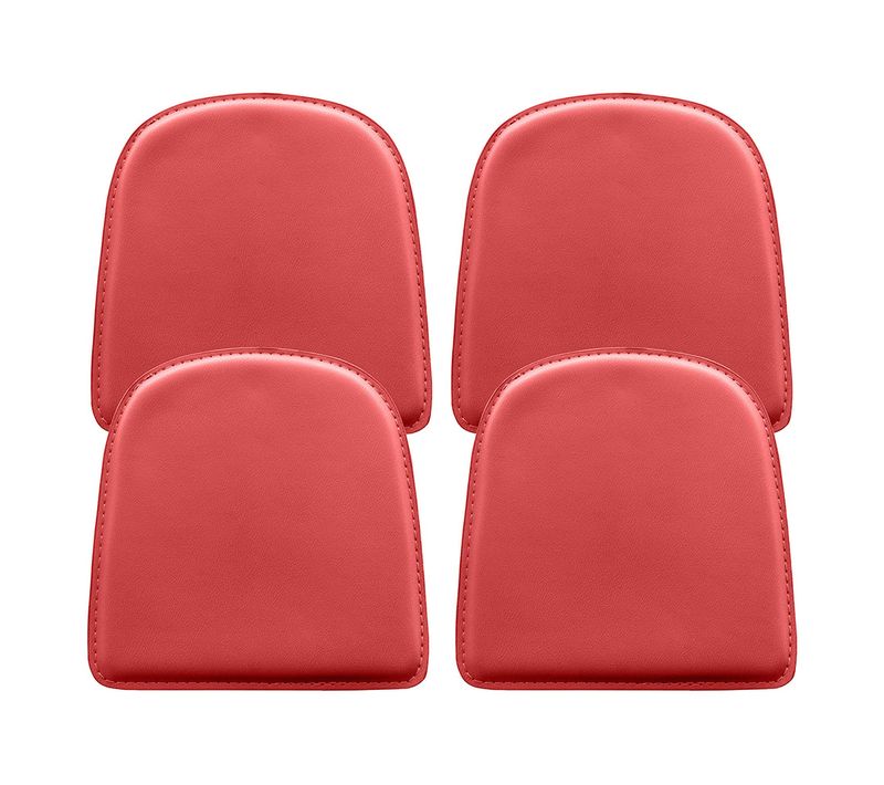 X4 Coussin Avec Aimant Pour Chaise Bistrot Metalix Rouge