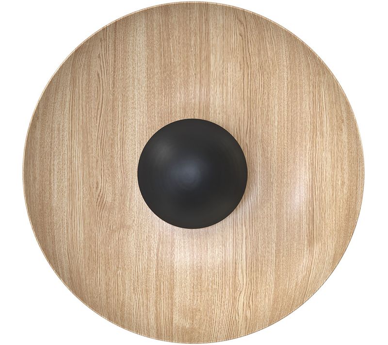 Applique Murale - Design Moderne - Luna Noir