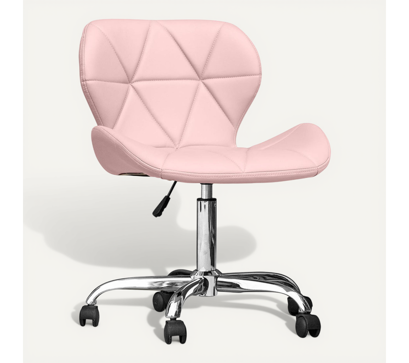 Chaise De Bureau Rembourrée Pu - Winka Rose