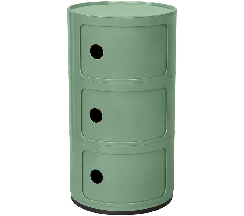 Armoire De Stockage - 3 Tiroirs - New Bili 3 Vert Pastel