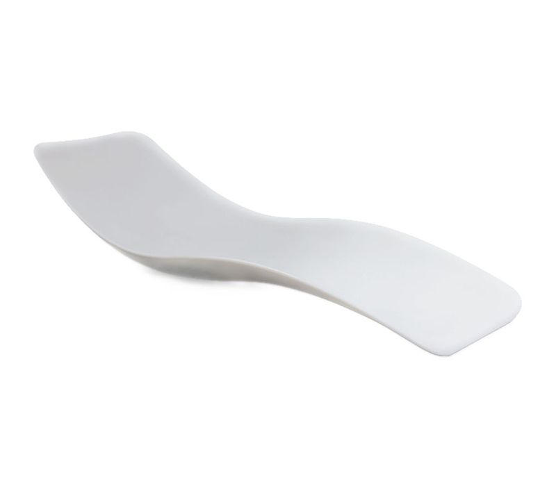 Chaise Longue De Piscine Design - Blanc Mat - Varo Blanc
