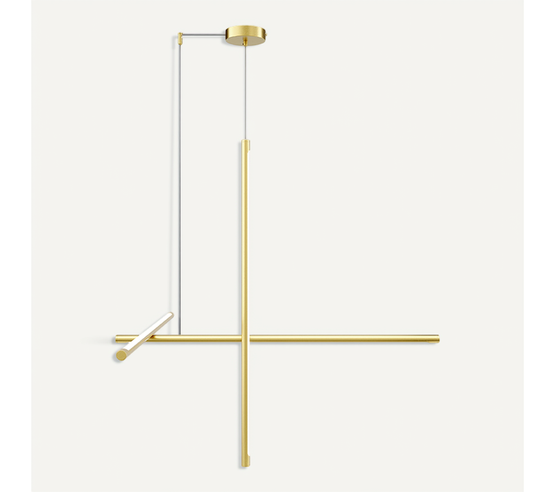 Lustre LED De Design - Queme Doré