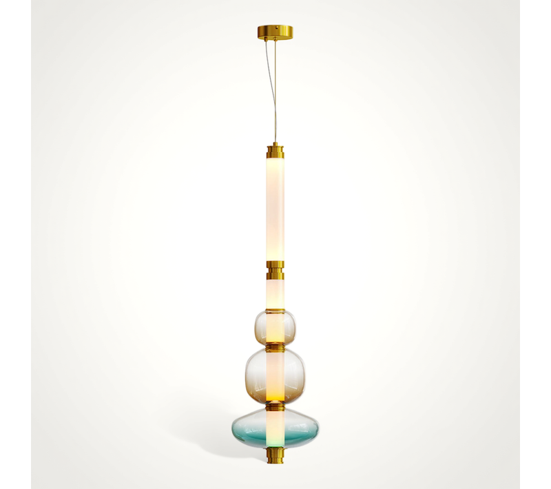 Lampe Suspendue En Cristal - LED - Greya Bleu