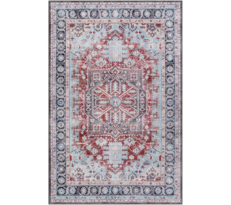 Tapis Oriental Vintage - (290x200 Cm) - Base Multicolore