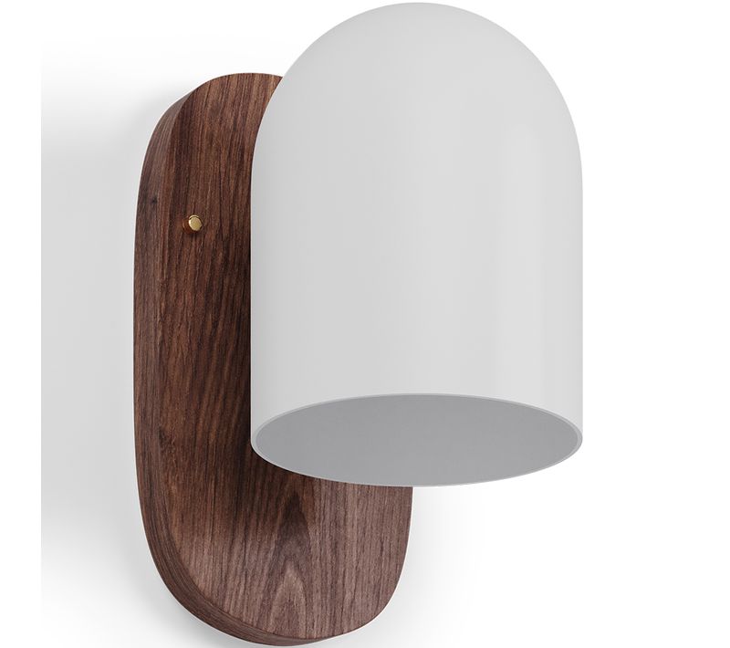 Applique Murale En Bois Et Métal - Lura Marron