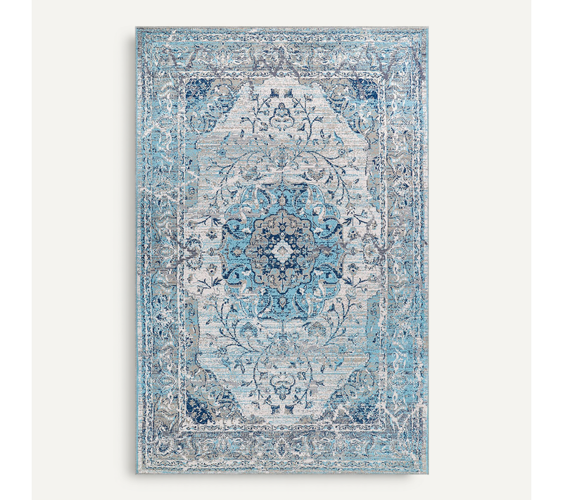 Tapis Oriental Vintage - (290x200 Cm) - Kemal Bleu