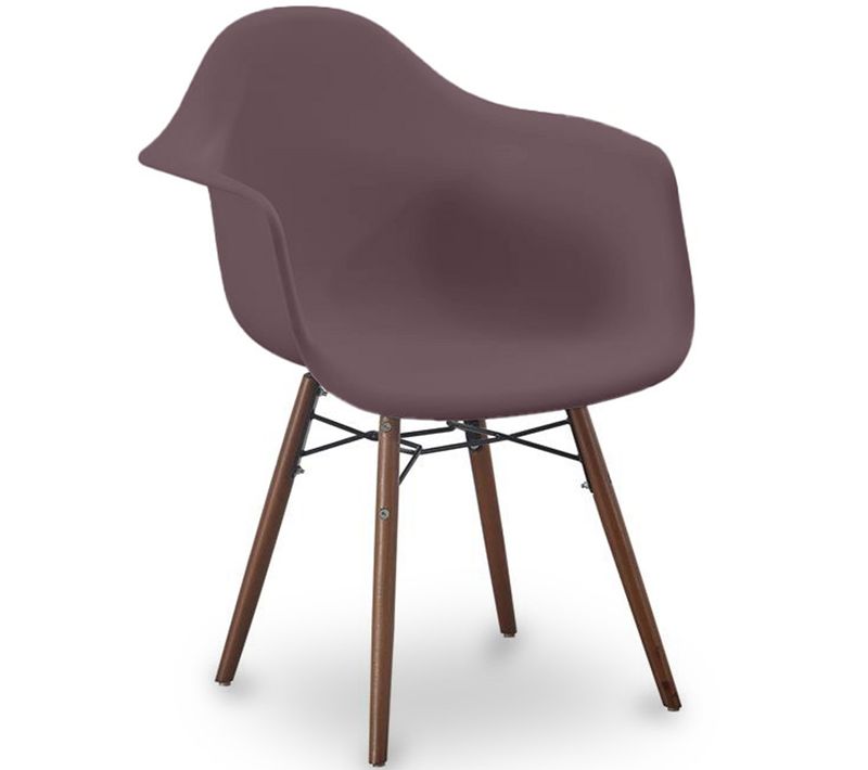 Chaises De Salle à Manger - Design Scandinave - Pieds En Bois Foncé - Skandiva Taupe