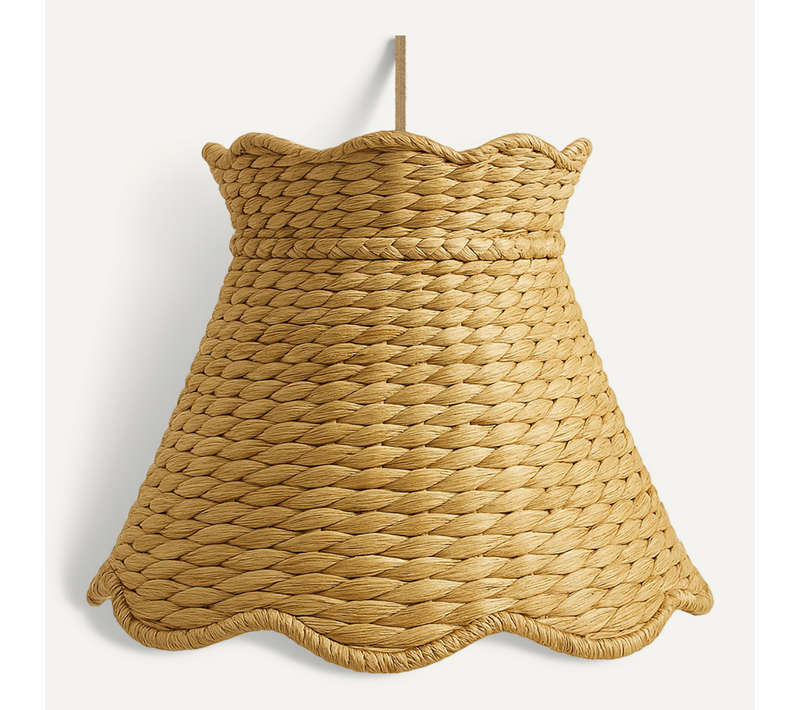 Lampe De Plafond En Rotin – Lampe Suspendue Naturel – Sabah Naturel