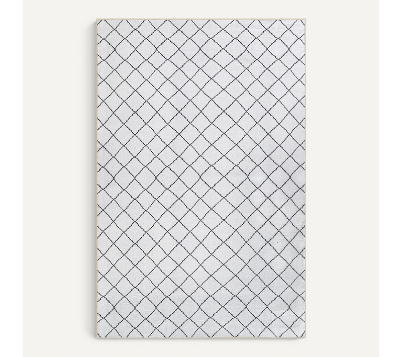 Grand Tapis Au Design Moderne - (290x200 Cm) - Verdant Multicolore