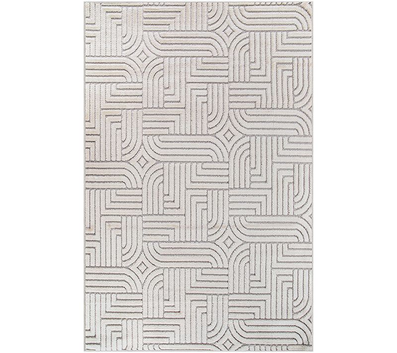 Grand Tapis Design Contemporain Et Moderne - Beige (290x200 Cm) - Thessaly Beige