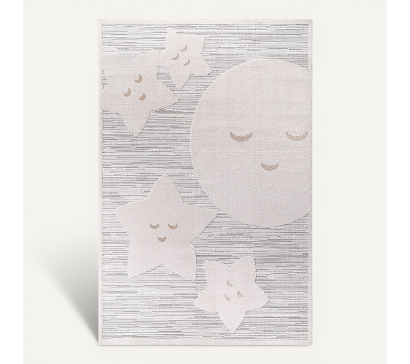 Tapis Pour Enfant - (160x230 Cm) - Lysander Beige