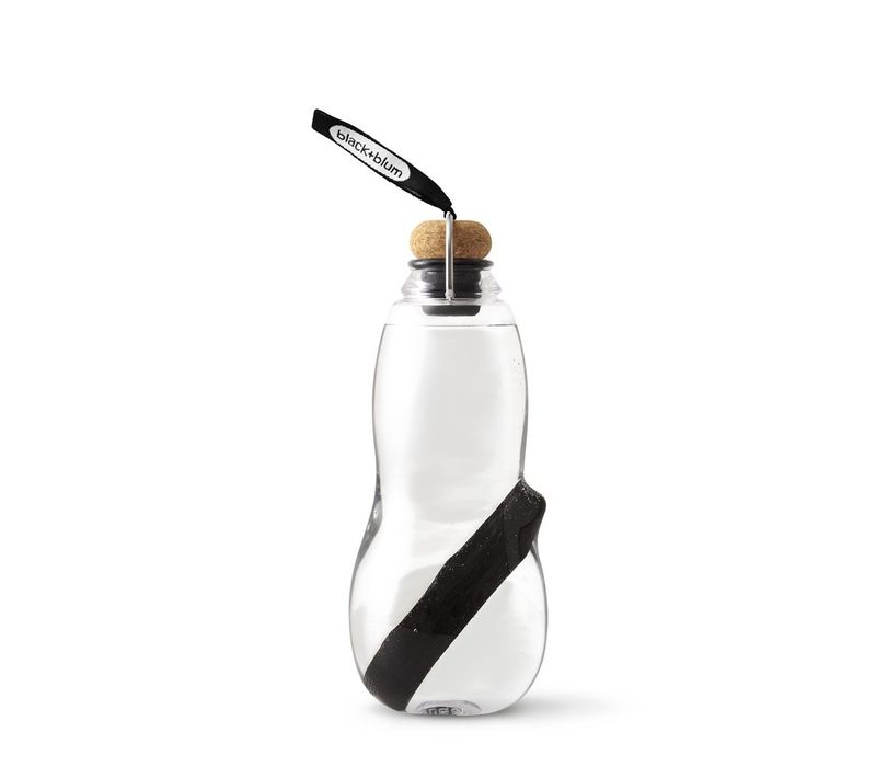 Eau Good ! Bouteille Et Charbon Purificateur D'eau Transparent Bouteille Noire + Charbon