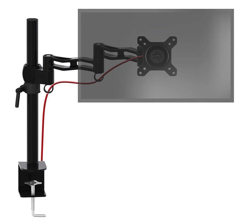 Dm351x3 Bk Support écran Pour Bureau à Pince - Inclinable - Vesa 75/100 - 2 Extensions
