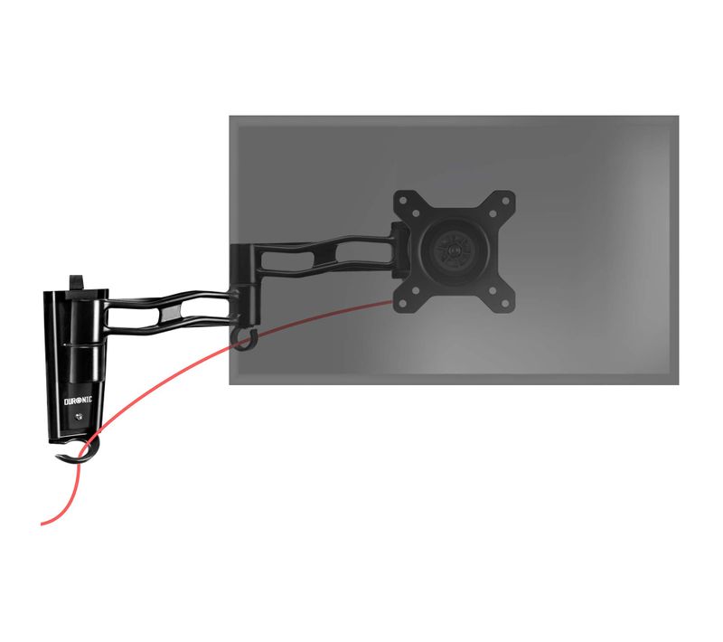 Dm35w1x3 Support Mural écran PC - Hauteur Ajustable - Inclinable - Vesa 75/100 - 1 Extension