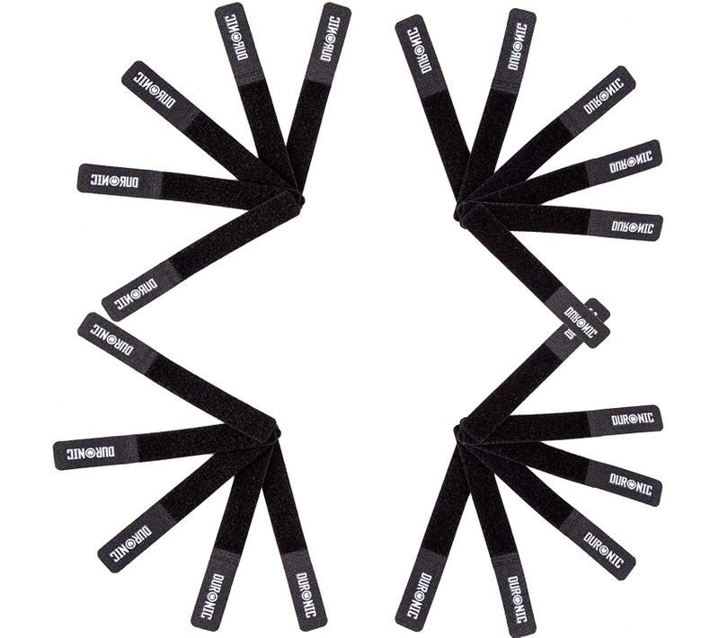 Pack De 24 Serre-câbles Noir Avec Scratch