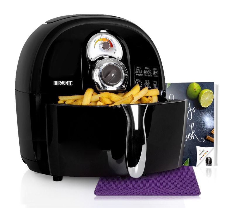 Af1 Bk Friteuse à Air Sans Huile 1500w - Frire Cuire Rôtir Griller Sans Matières Graisses