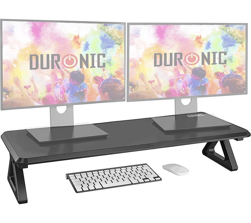 Rehausseur D'écran Dm06-2 Support Pour écran PC Ordinateur Portable TV 81 X 30 Cm