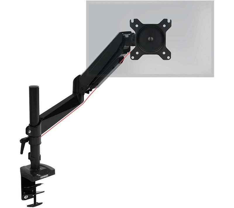 Dmg51x2 Support D'écran Moniteur Pour Bureau à Pince - Mécanisme à Gaz - Inclinable - Vesa 75/100