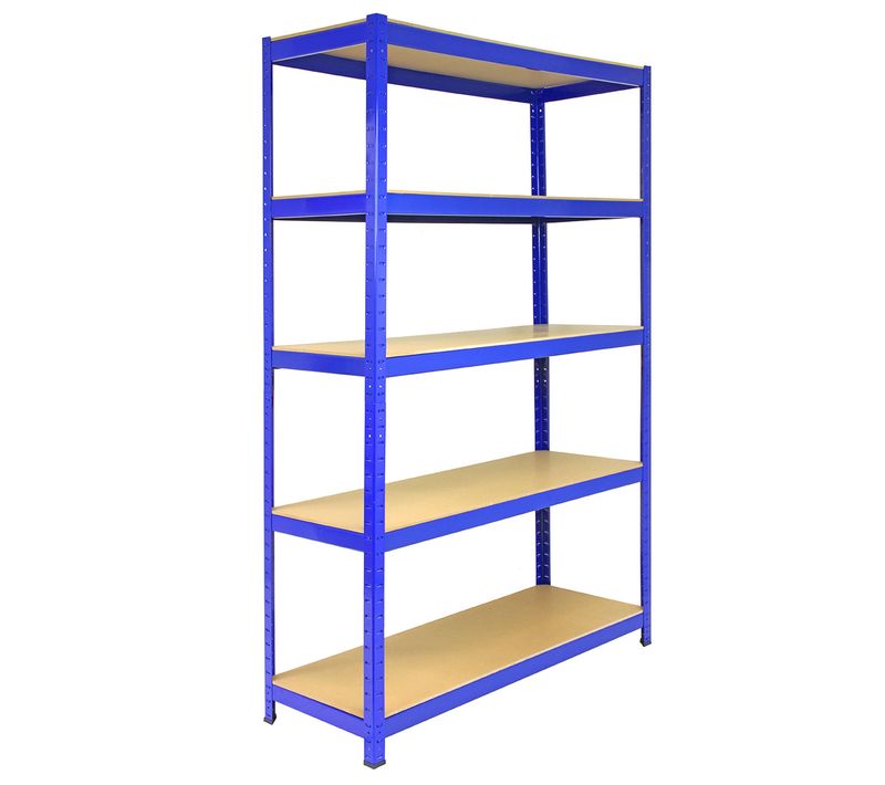 Monster Racking - 5 Rayonnages T-rax Bleus 120cm X 45cm X 180cm