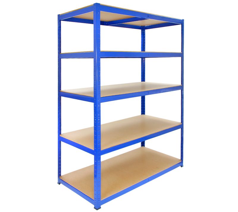Rayonnage T-rax Bleu étagères Rangement Industriel Métallique Garage 5 Tier