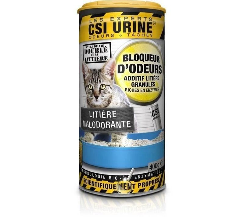 Granulés Enzymatiques Anti-odeurs Pour Litière Chat 400 G - Biodégradables
