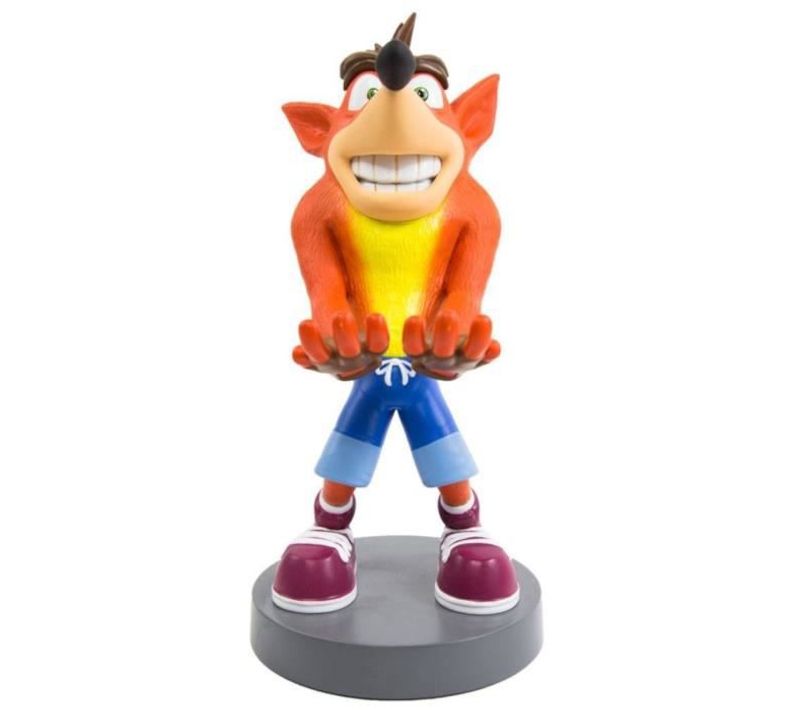 Figurine Crash Bandicoot - Support et Chargeur Pour Manette Et Smartphone - Exquisite Gaming