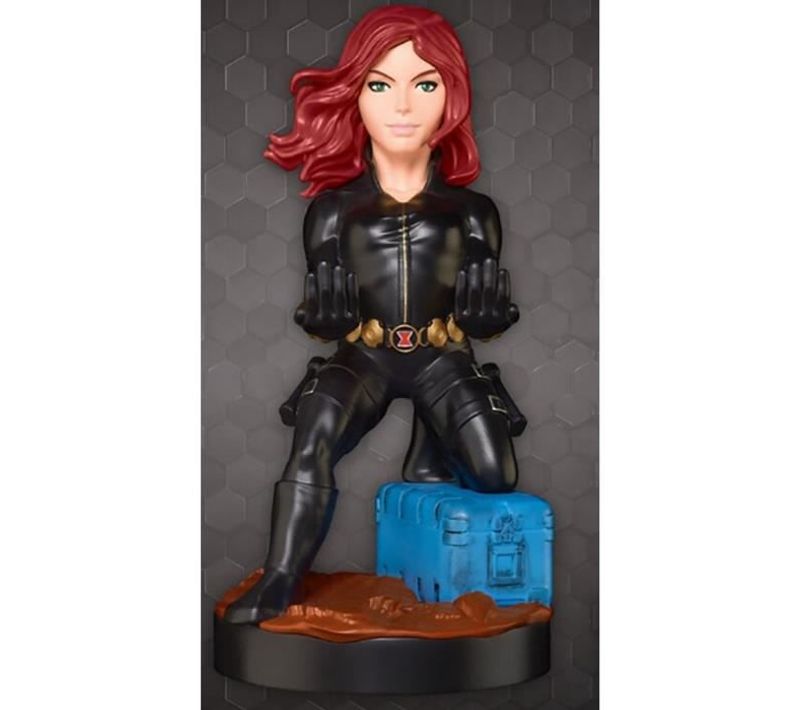Figurine Black Widow - Support et Chargeur Pour Manette Et Smartphone - Exquisite Gaming