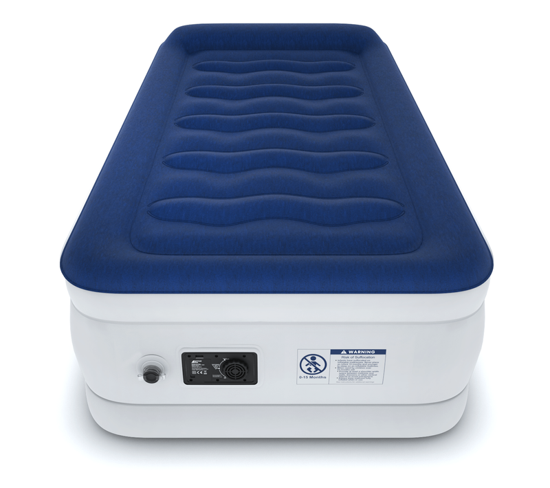 Matelas Gonflable Avec Oreiller Intégrés - 1 Personne