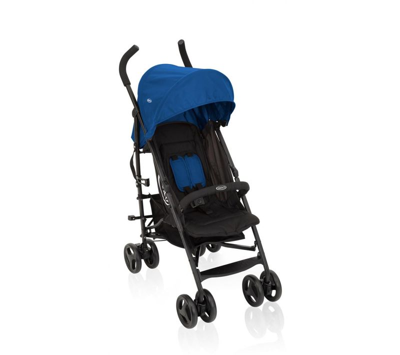Poussette Canne Travelite Bleu