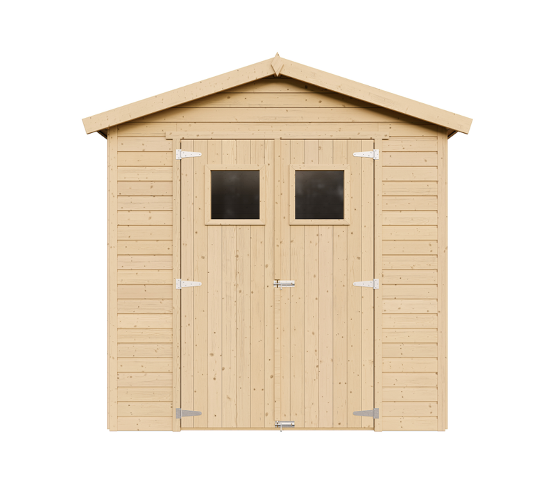 M351+m351g - Abri De Jardin En Bois 4,08 M2 - Abri De Jardin Avec Sol Imprégné