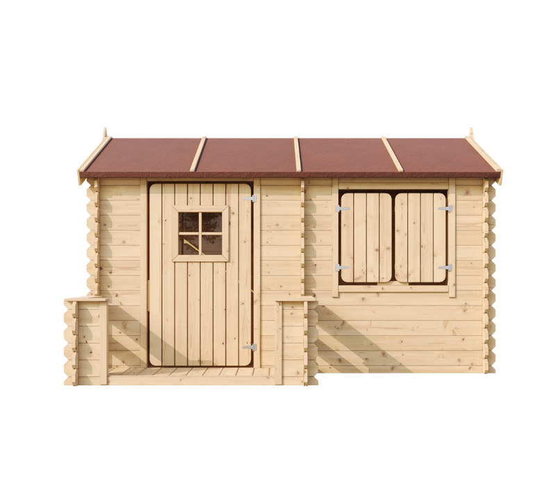 Maison En Bois Pour Enfants - M503 - 146x241xh151cm/2.63m2