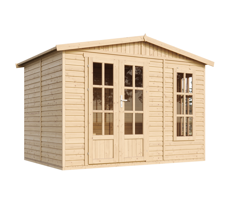 Abri De Jardin En Bois - M334fb - 6 M2 - L332xp222xh232cm