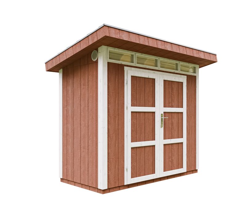 M901a-redwood Red Abri De Jardin Qualité Premium 3m²/l161xl294xh239 Cm