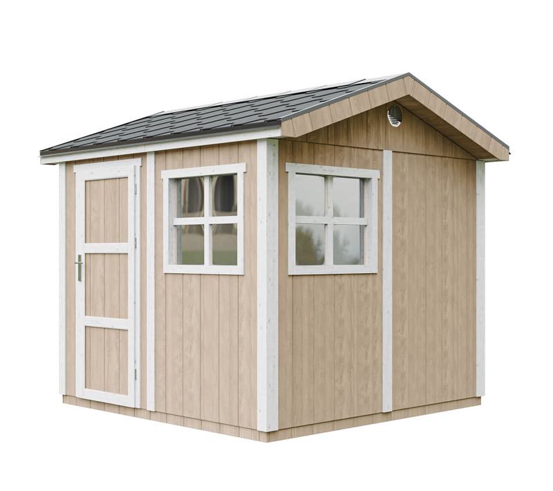 M913-terra Brown Abri De Jardin Qualité Premium 5,9 M² - H252x250x294 Cm