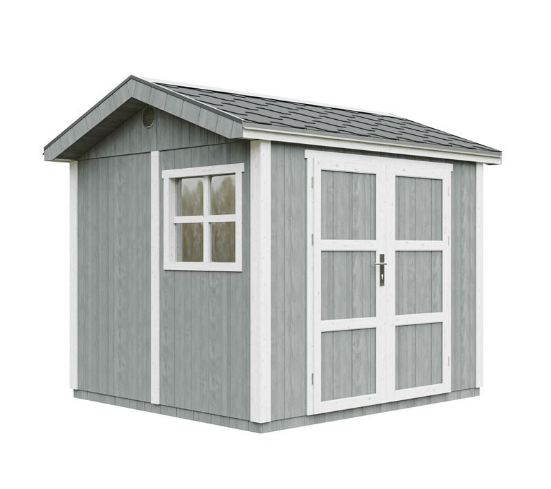 M913a-cavern Steel Abri De Jardin Qualité Premium 5,9 M² - H252x250x294 Cm