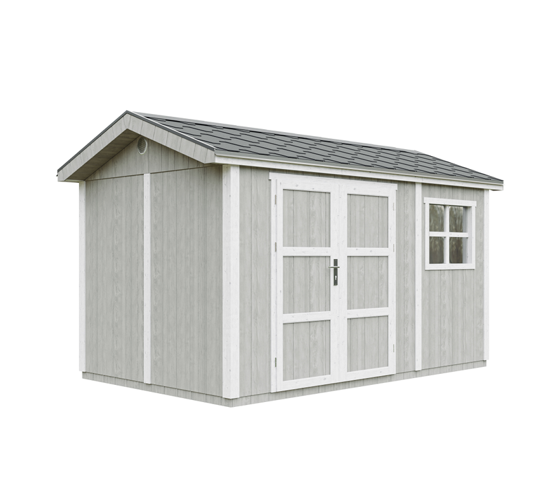 M914a-tundra Grey Abri De Jardin Qualité Premium 8,68 M² - H252x250x412 Cm